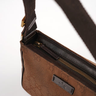 Gucci 106644 Brown GG Hobo Shoulder Bag