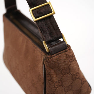 Gucci 106644 Brown GG Hobo Shoulder Bag