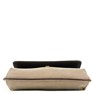 Gucci 106671 Beige Brown Sherry Line Shoulder Bag