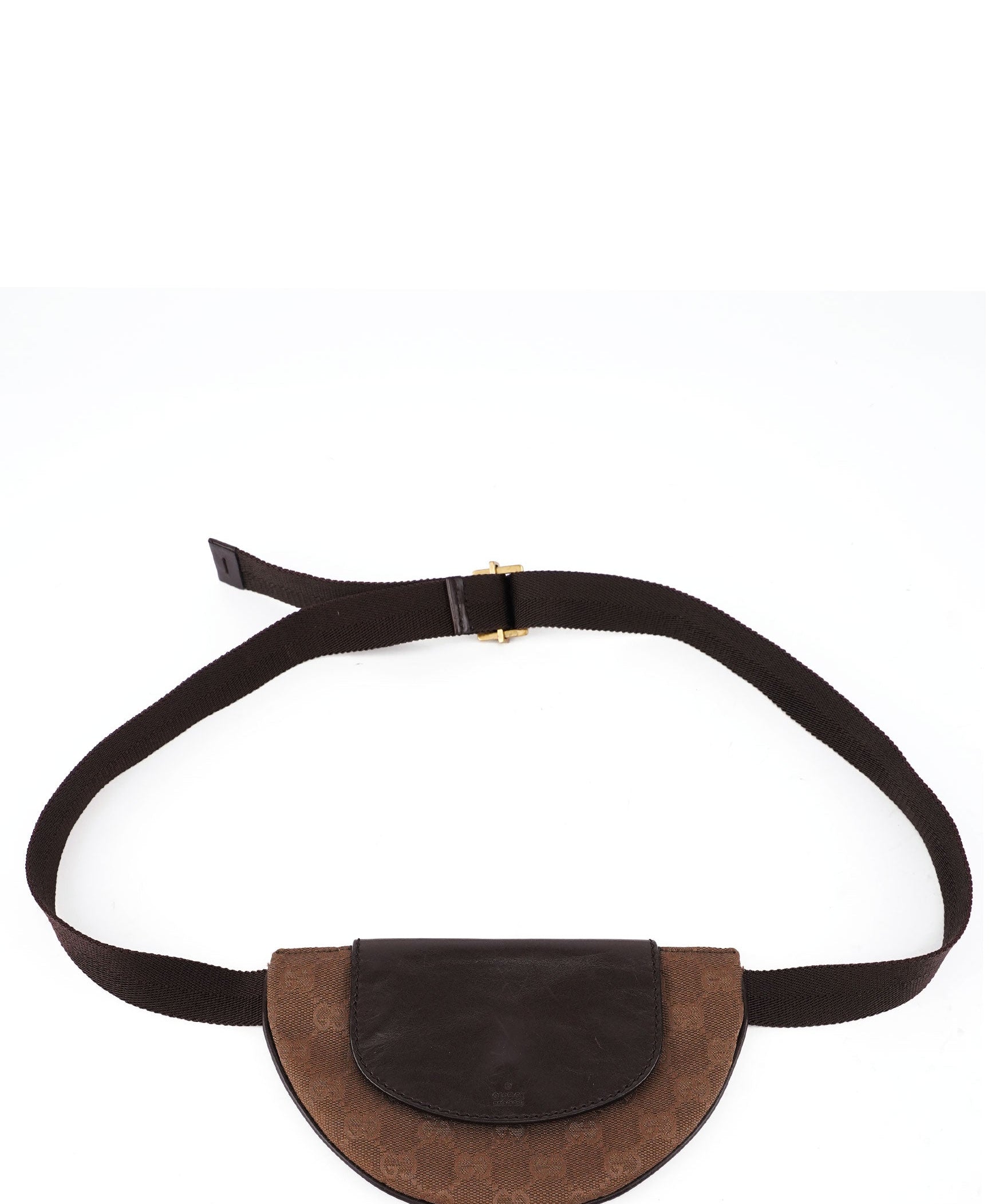 Gucci 106688 Brown GG Mini Waist Bag