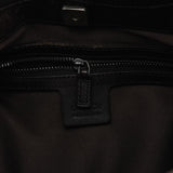 Gucci 107752 Brown GG Canvas Leather Tote Bag