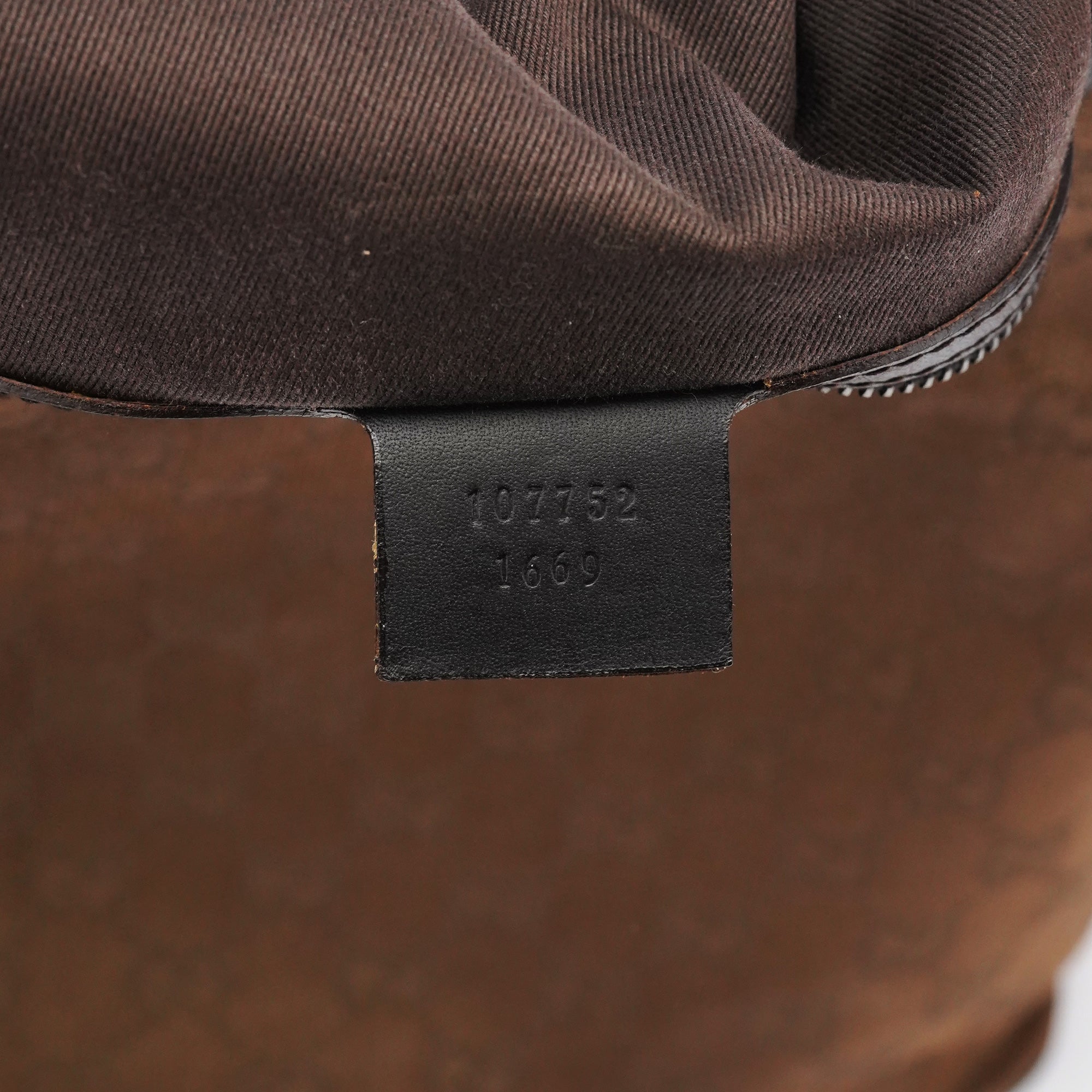 Gucci 107752 Sac hobo en toile GG marron