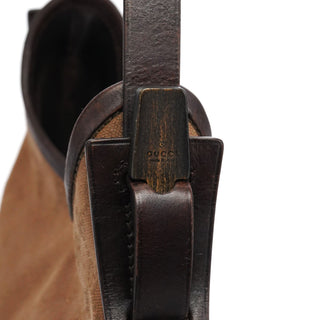 Gucci 107752 Brown GG Hobo Shoulder Bag