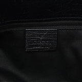 Gucci 107757 Black GG Leather Tote Bag