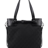 Gucci 107757 Black GG Tote Bag