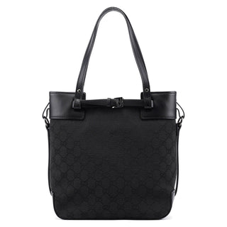 Gucci 107757 Black GG Tote Bag