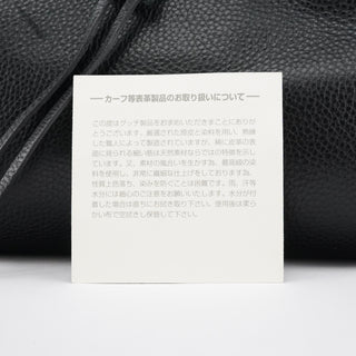 Gucci 109136 Black Leather Bamboo Top Handle Bag