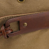 Gucci 109138 Beige Canvas Bamboo Dual Handle Bag