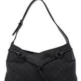 Gucci 109175 Anthracite GG Horsebit Shoulder Bag