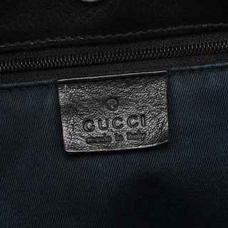 Gucci 109175 Anthracite GG Horsebit Shoulder Bag