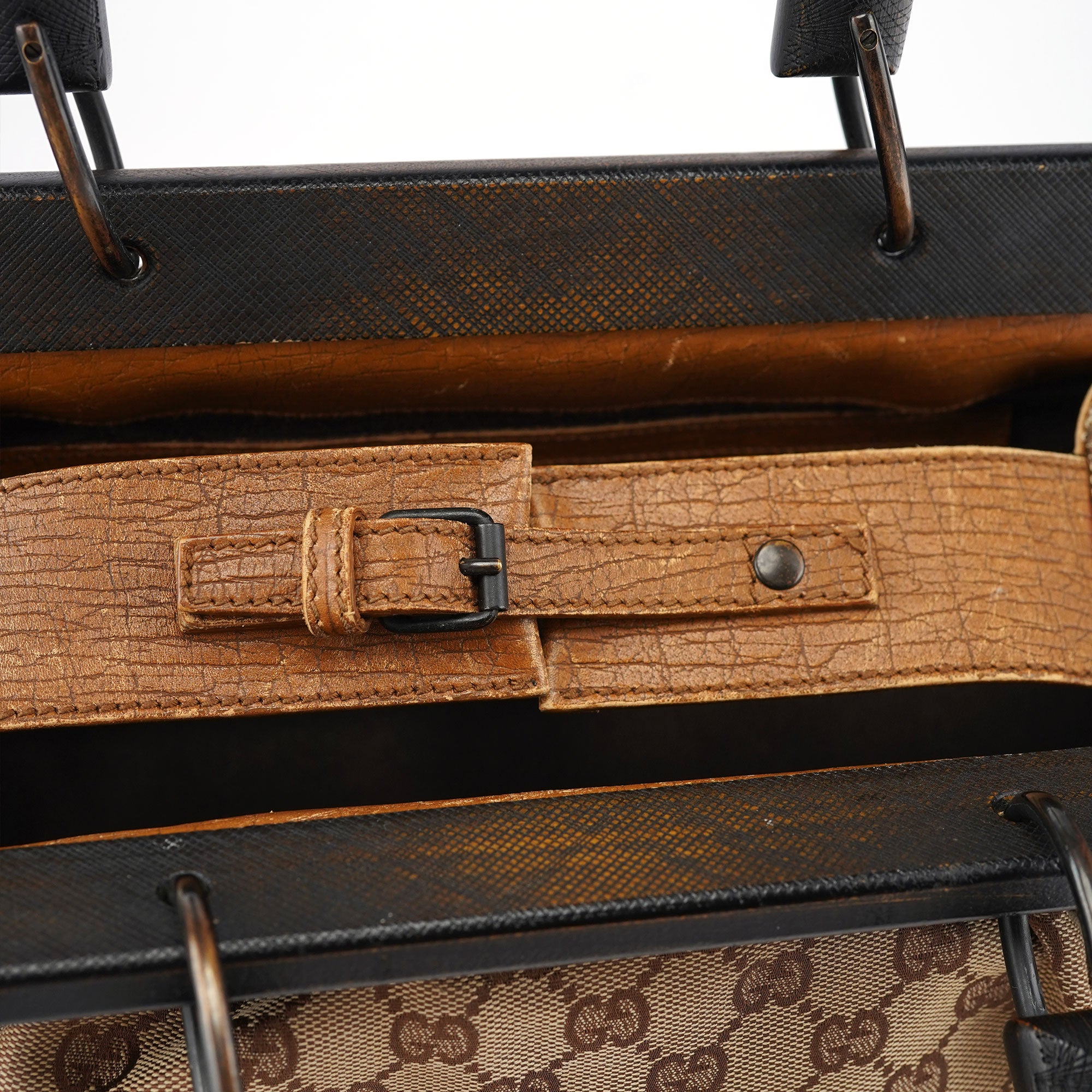 Gucci 112683 Beige GG Doctor Bag