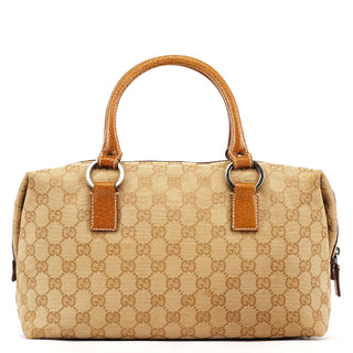 Gucci 113009 Beige Brown GG Tote Bag