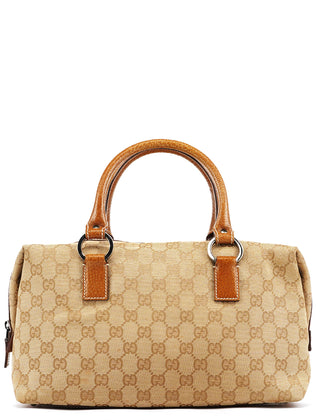 Gucci 113009 Beige Brown GG Tote Bag