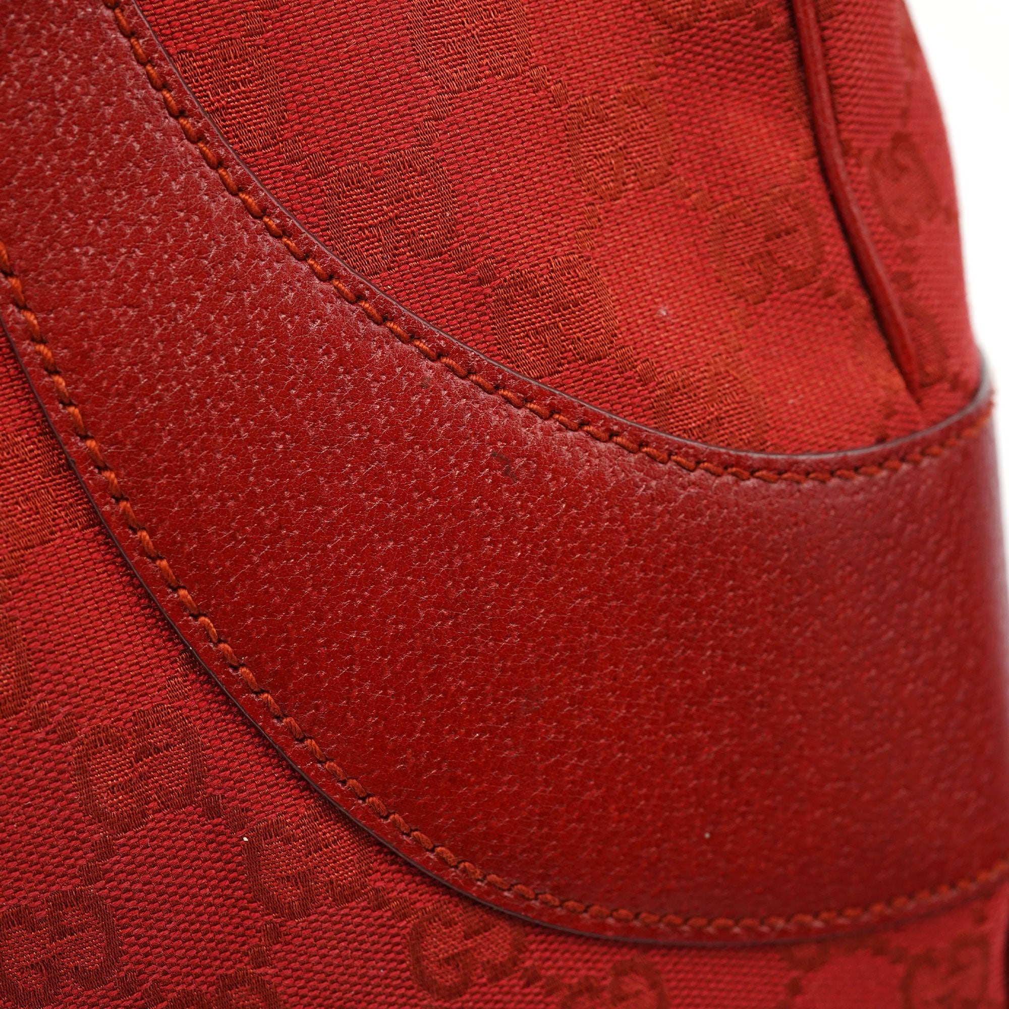 Gucci 113011 Red GG Tote Bag