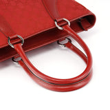 Gucci 113011 Red GG Tote Bag