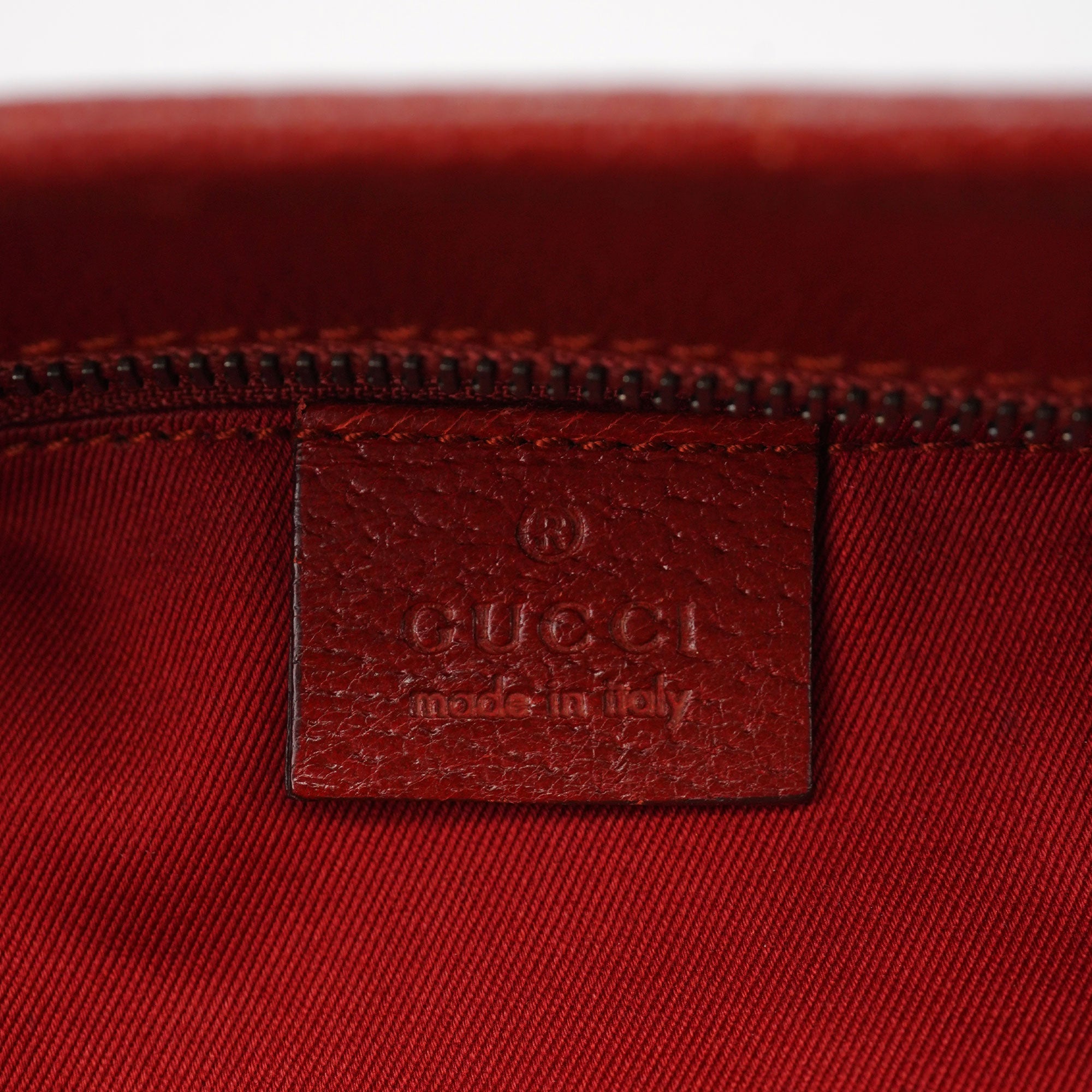 Gucci 113011 Red GG Tote Bag