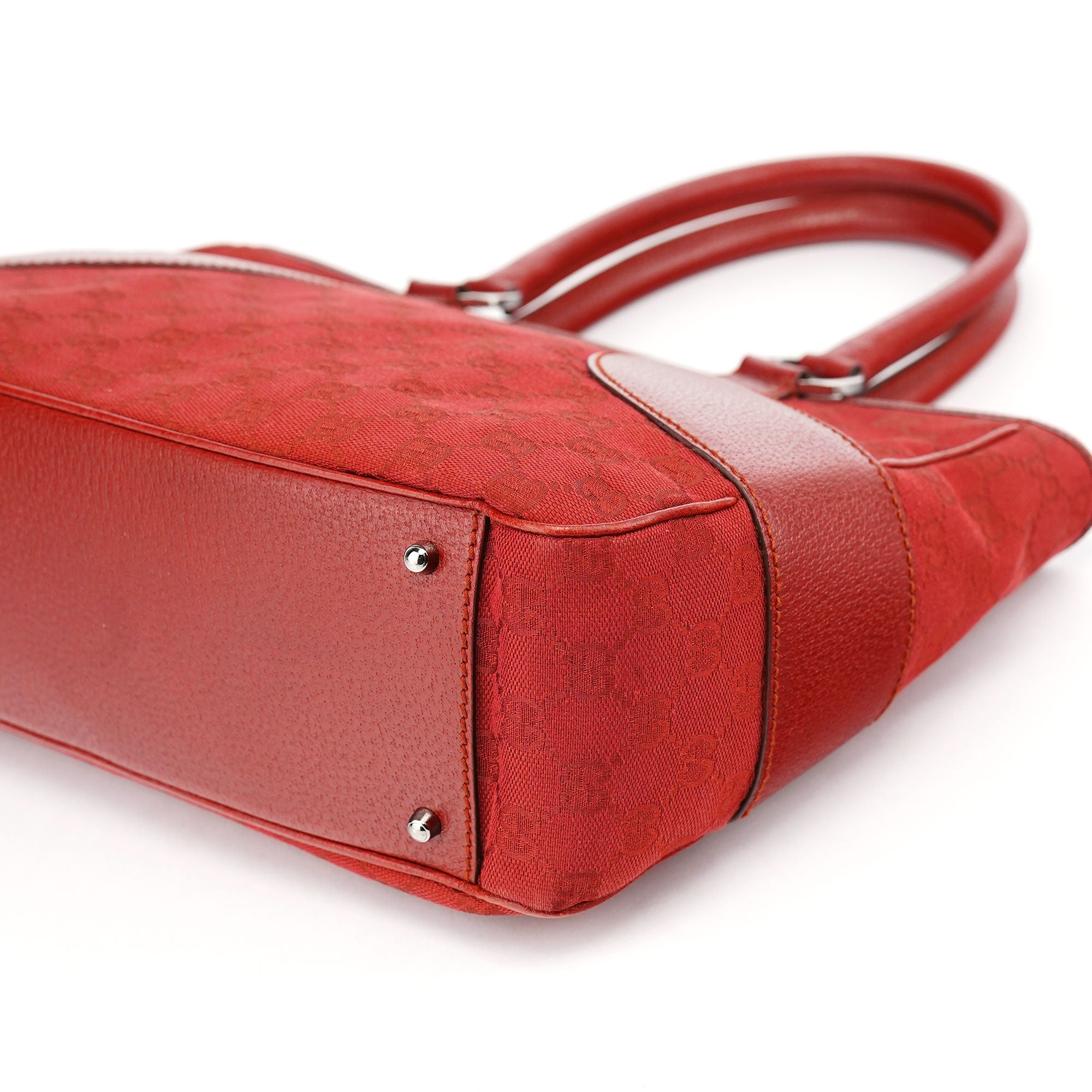 Gucci 113011 Red GG Tote Bag