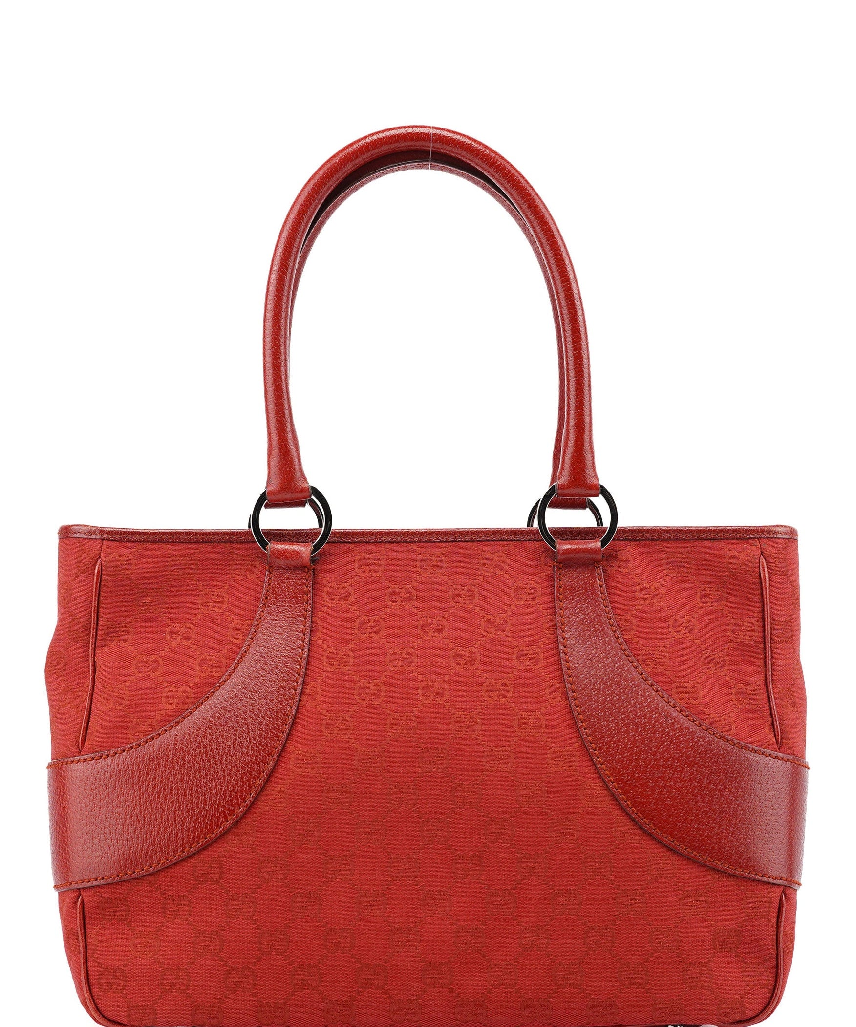 Gucci 113011 Red GG Tote Bag