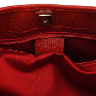 Gucci 113015 Red GG Leather Tote Bag