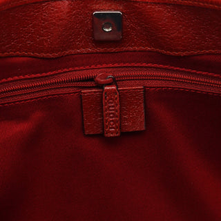 Gucci 113015 Red GG Leather Tote Bag