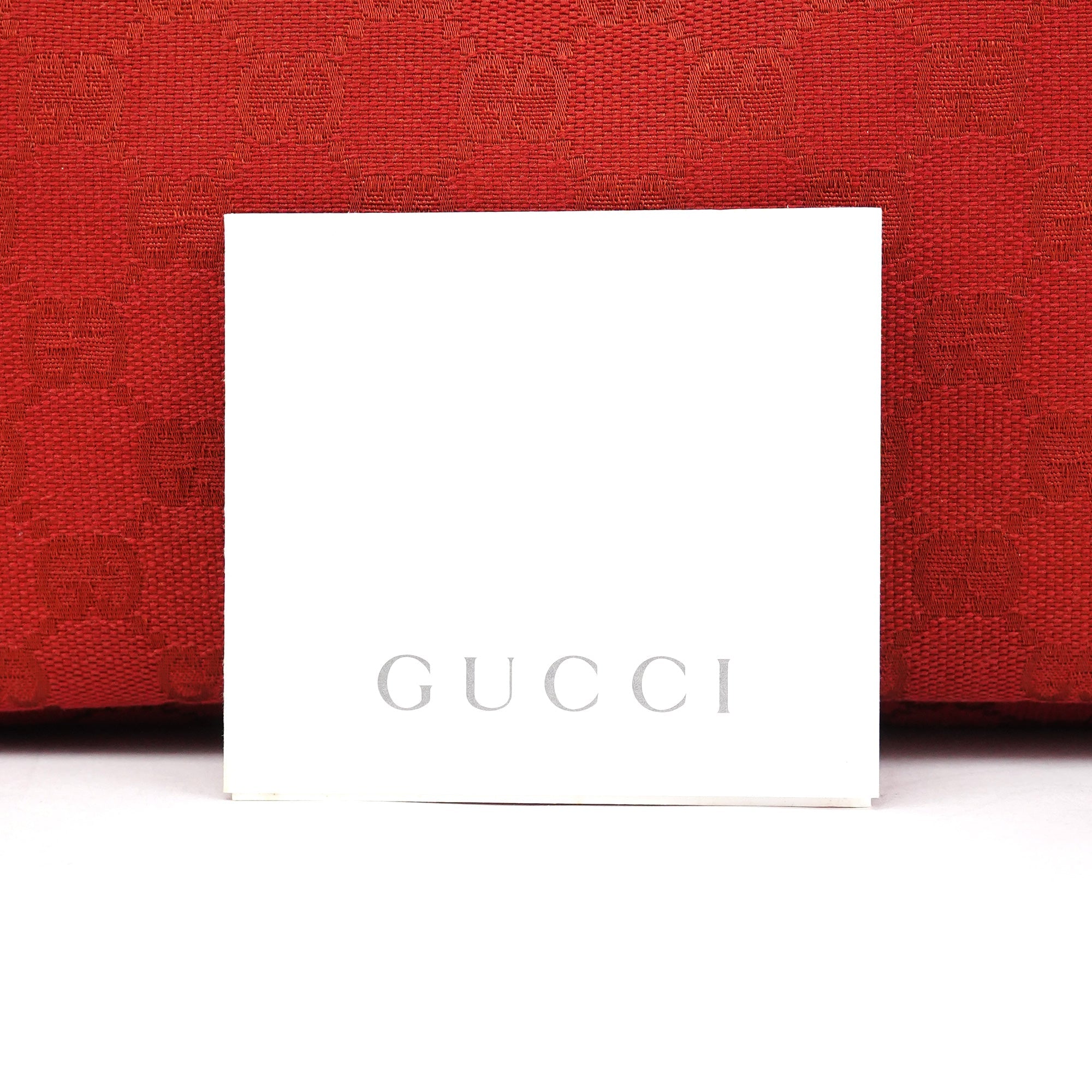 Gucci 113015 Red GG Leather Tote Bag