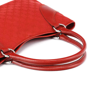 Gucci 113015 Red GG Leather Tote Bag