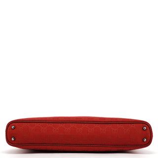 Gucci 113015 Red GG Leather Tote Bag