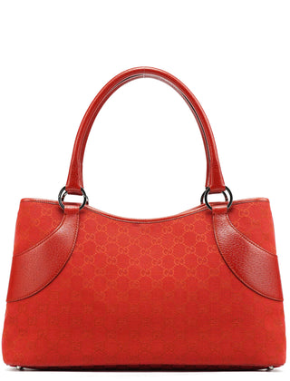 Gucci 113015 Red GG Leather Tote Bag