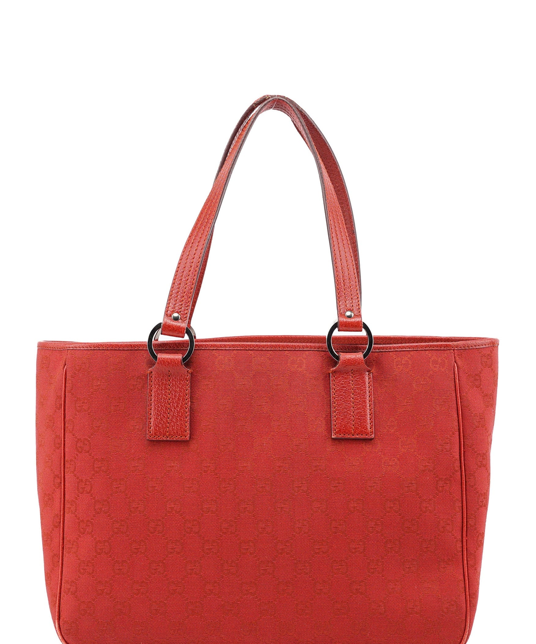 Gucci 113017 Red GG Tote Bag