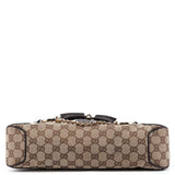 Gucci 114915 Beige GG Horsebit Hobo Shoulder Bag