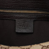 Gucci 114915 Beige GG Horsebit Hobo Shoulder Bag