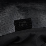 Gucci 114915 Black GG Horsebit Shoulder Bag
