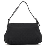 Gucci 114915 Black GG Horsebit Shoulder Bag