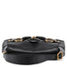 Gucci 114915 Black Leather Horsebit Shoulder Bag