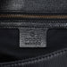 Gucci 114915 Black Leather Horsebit Shoulder Bag