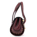 Gucci 114994 Beige GG Burgundy Leather Studded Bag