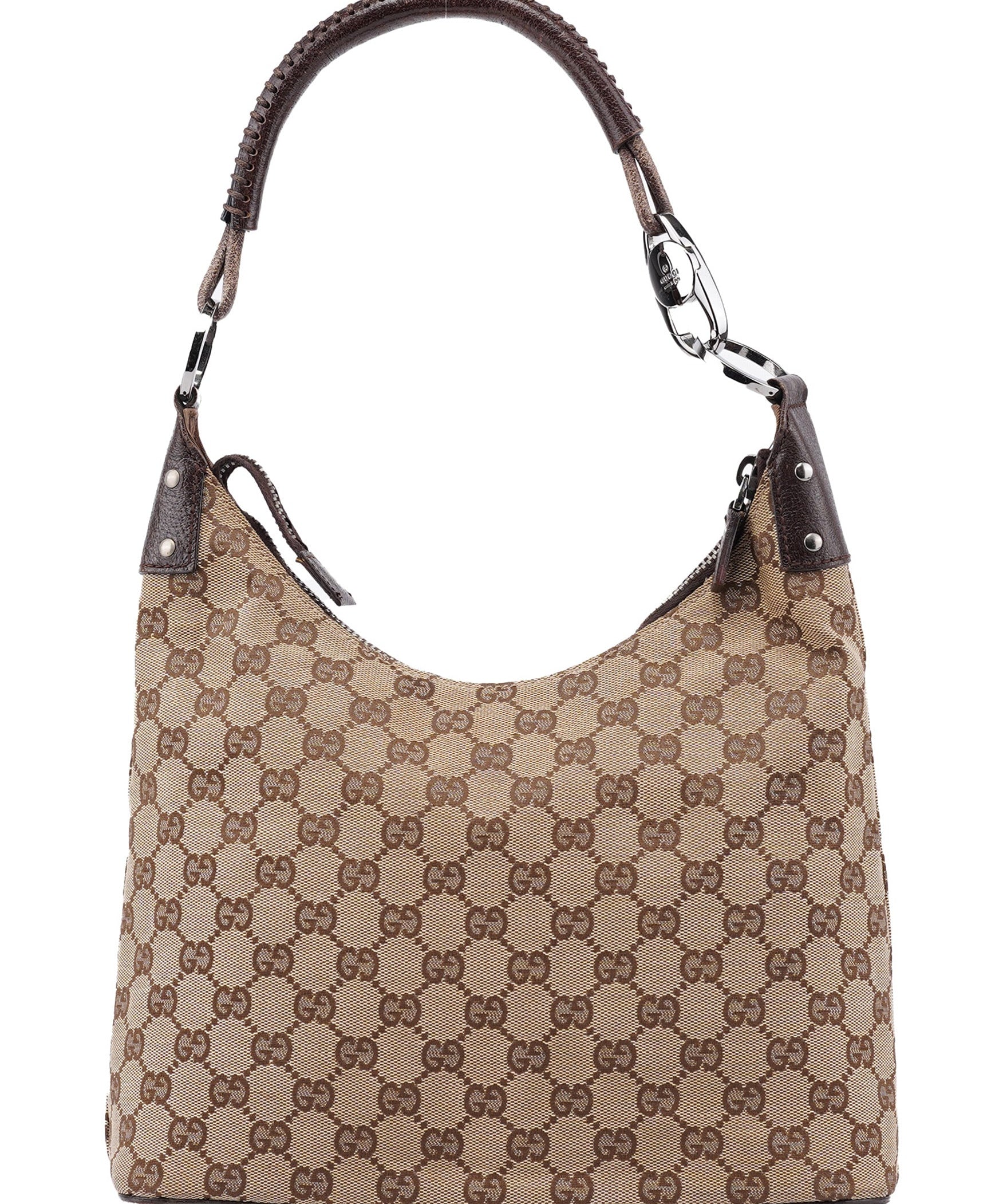 Gucci 115002 Sac porté épaule en toile GG beige