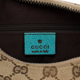 Gucci 115002 Beige Turquoise GG Shoulder Bag