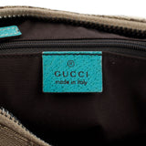 Gucci 115002 Beige Turquoise GG Shoulder Bag