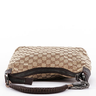 Gucci 115003 Beige Brown GG Shoulder Bag