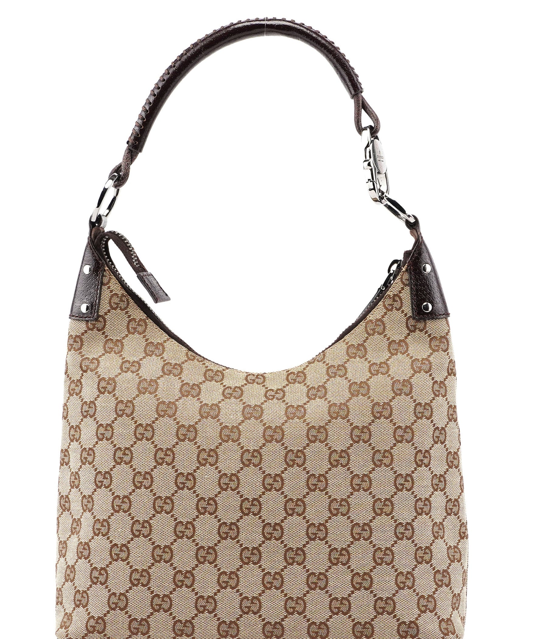 Gucci 115003 Beige GG Hobo Shoulder Bag