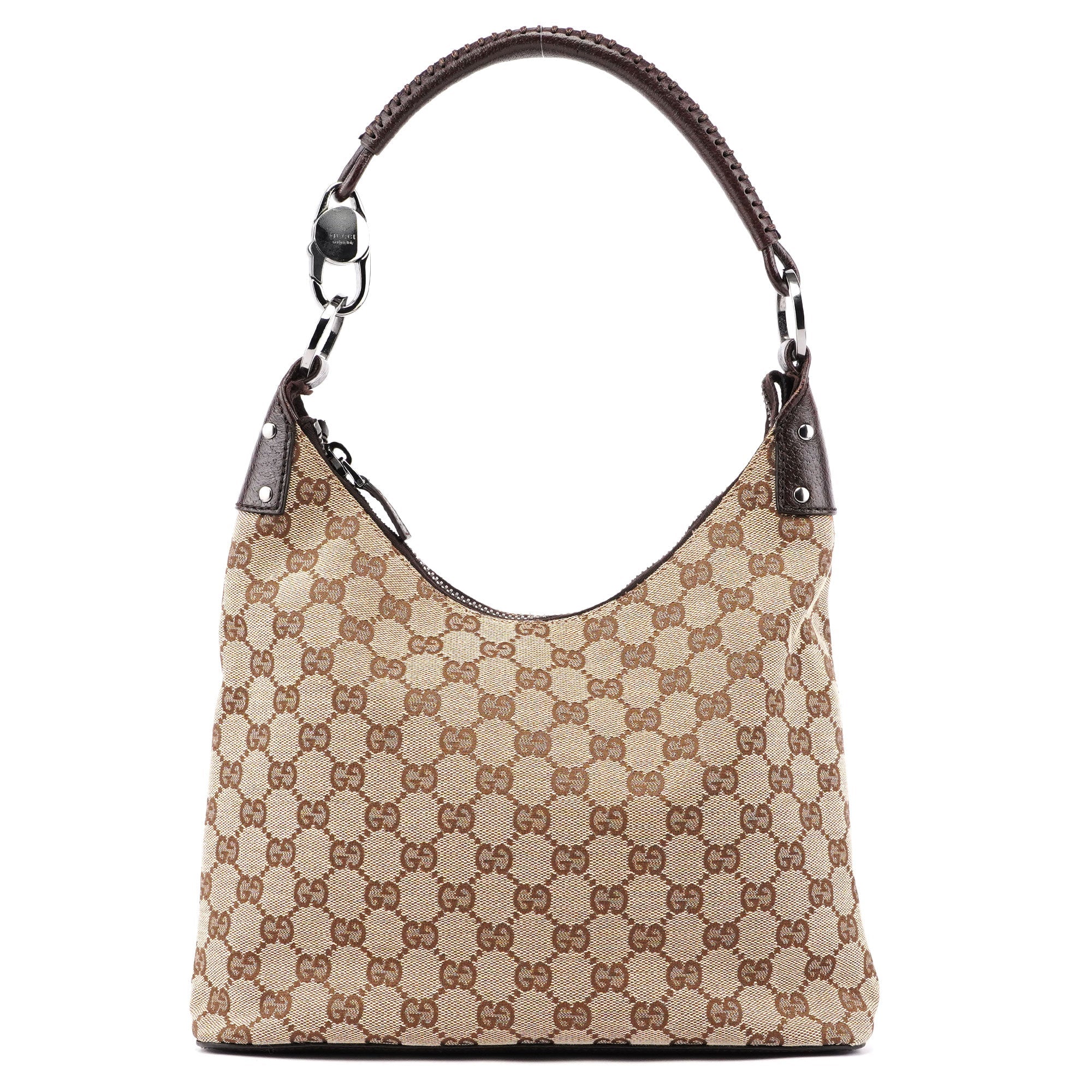 Gucci 115003 Beige GG Hobo Shoulder Bag