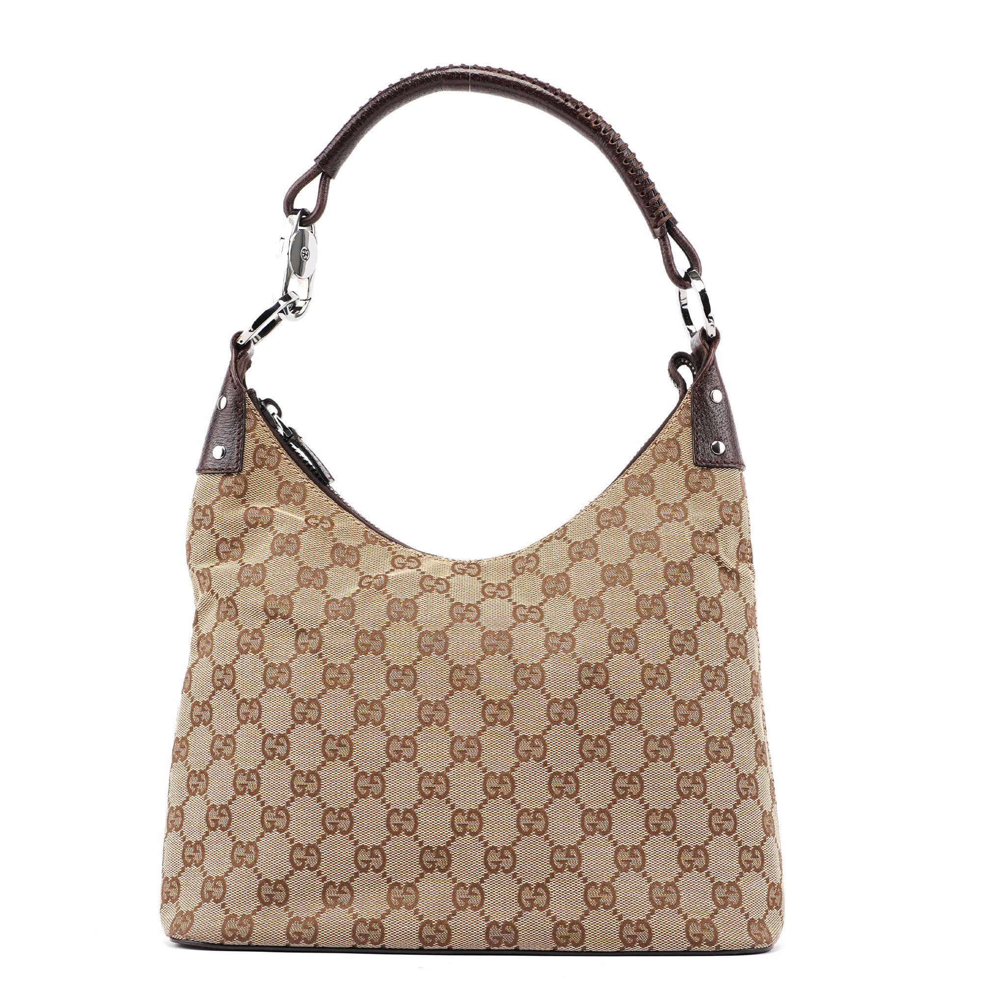 Gucci 115003 Beige GG Hobo Shoulder Bag