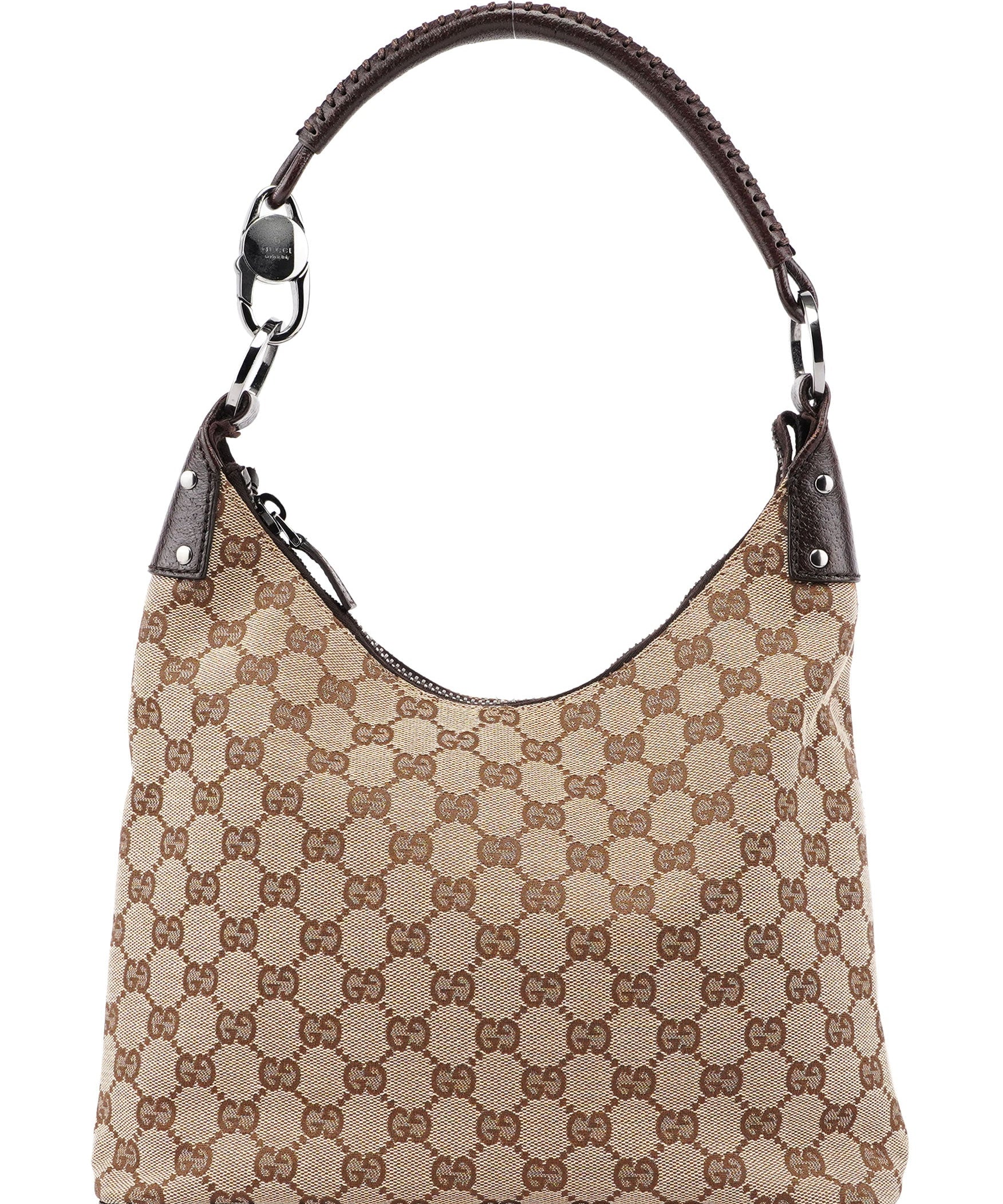 Gucci 115003 Beige GG Hobo Shoulder Bag