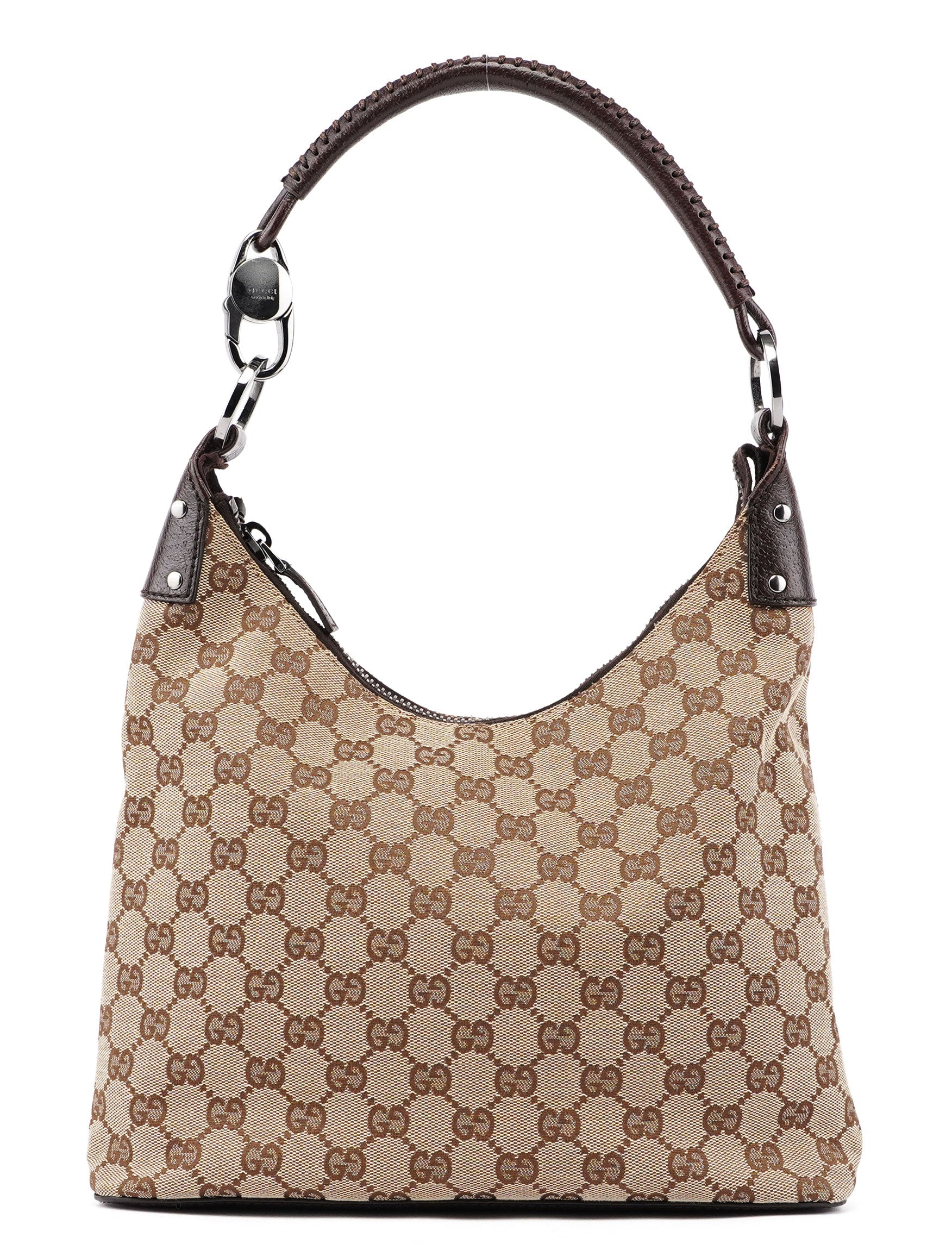 Gucci 115003 Beige GG Hobo Shoulder Bag