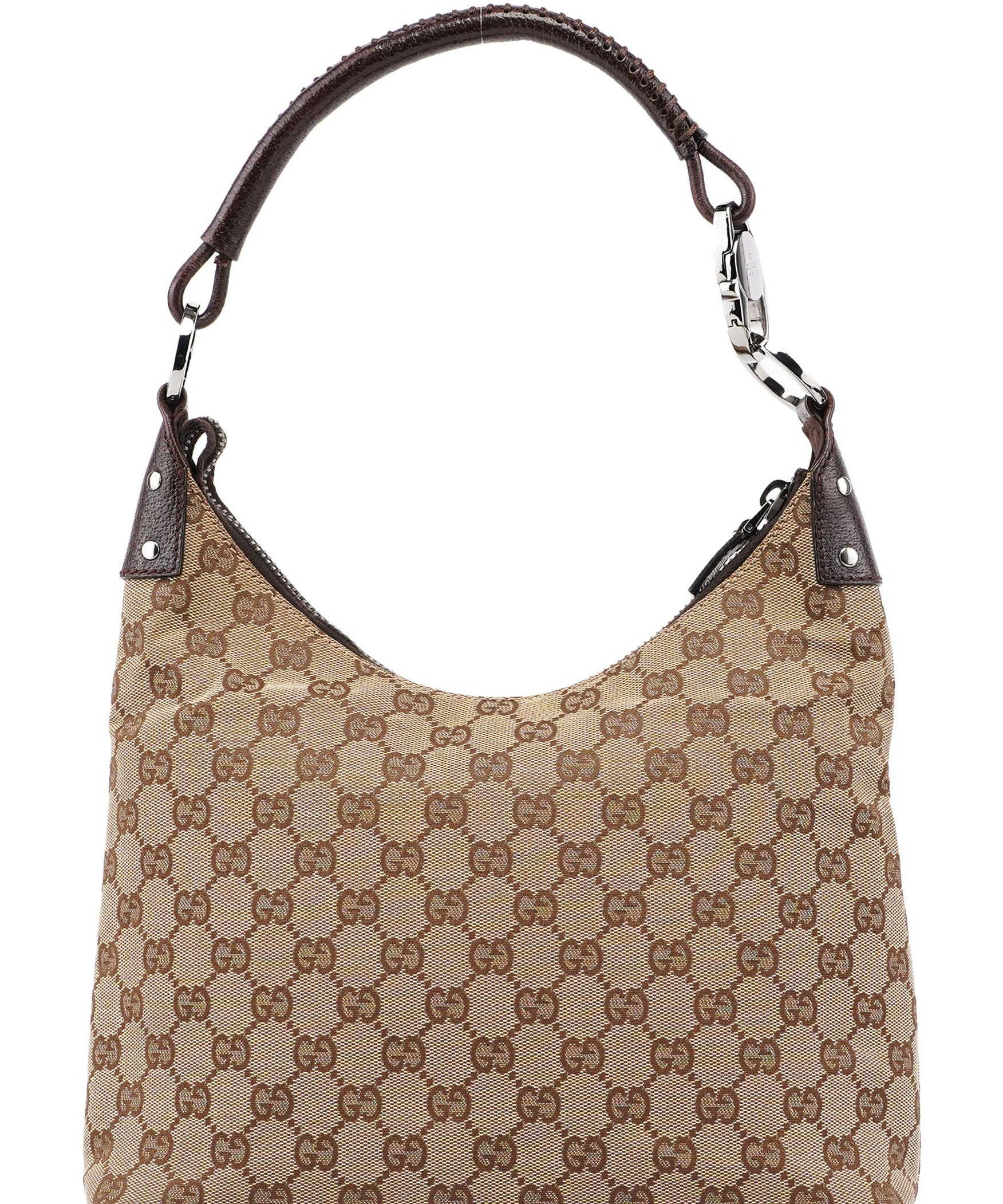 Gucci 115003 Beige GG Hobo Shoulder Bag