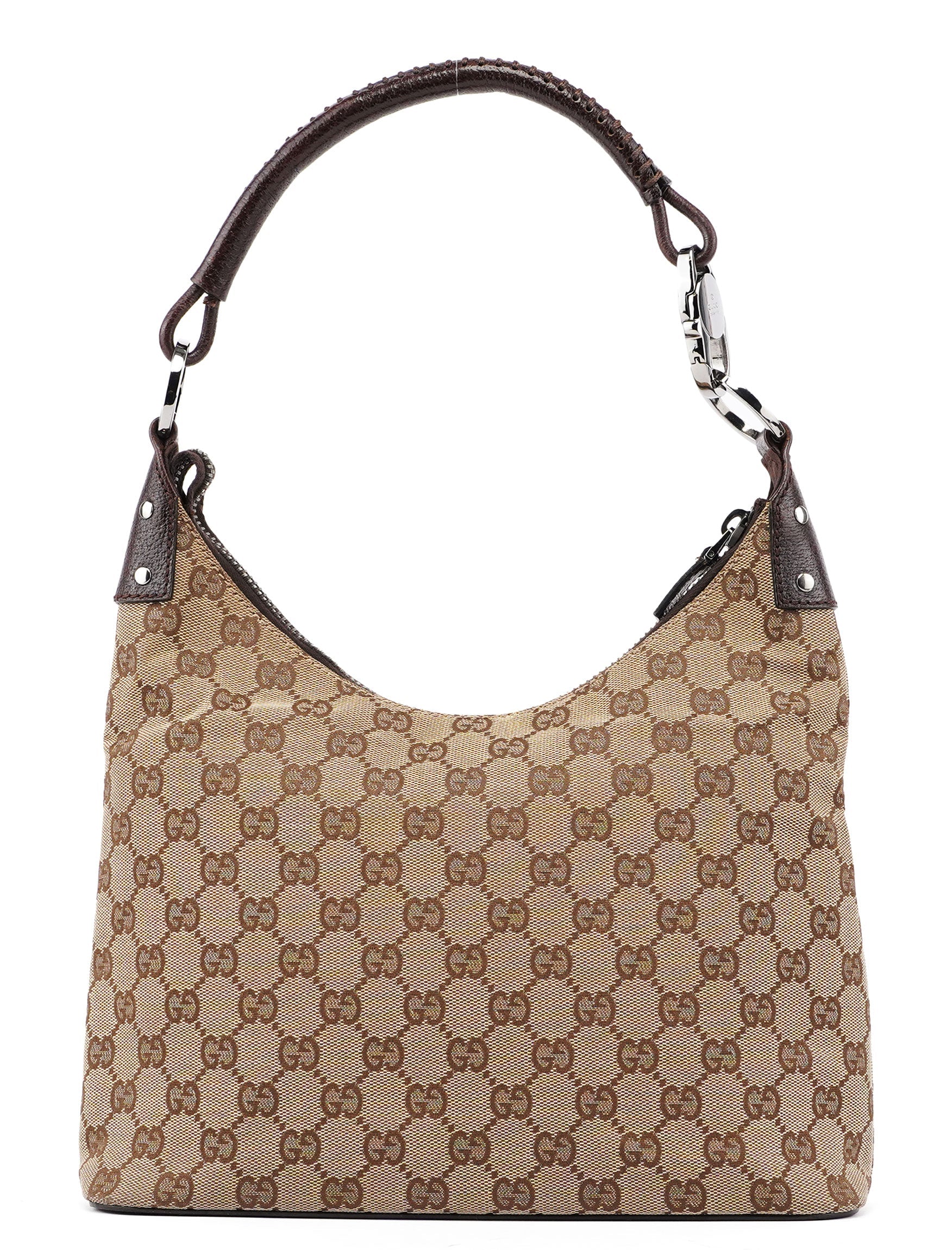 Gucci 115003 Beige GG Hobo Shoulder Bag