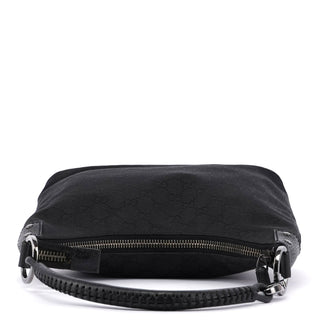 Gucci 115003 Black GG Hobo Shoulder Bag