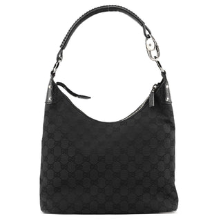 Gucci 115003 Black GG Shoulder Bag