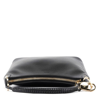 Gucci 115003 Black Pebble Leather Shoulder Bag